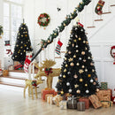 Yaheetech - Arbol De Pino Artificial De Halloween Negro De 6