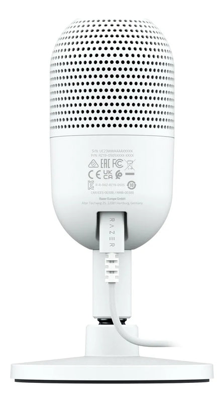 Micrófono Razer Seiren V3 Mini Ultra Compacto Usb Color Blanco