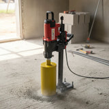 Taladro Saca Nucleos 10pulgadas 6hp + Brocas 2-1/2 Y 4-1/2 - Negro - 110v