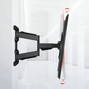 Soporte Articulado Cantilever P5 Para Tv 32 A 75 Pulgadas Led Lcd Smart Curvos Y Planos Movimiento Inclinable Base Estable Brazo Extensible Soporte Resistente Fácil Montaje Uso Residencial O Comercial