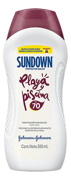 Protector Solar Sundown Playa Piscina Fps70 200ml