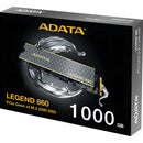 Tado Solido Adata Legend 860 1000gb M.2 Sleg-860-1000gc Negro