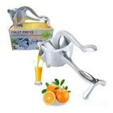 Maquina Exprimidor Extractor Frutas Acero Manual Mano Jugo Negro