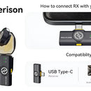 Micrófono dual USB-C Hollyland Lark M2 Duo para 2 personas