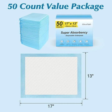Empapadores Desechables Ultra Absorbentes - Pack De 50
