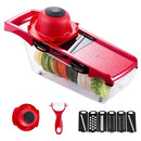 Cortador de frutas y verduras 10 en 1 con múltiples cuchillas Mandoline
