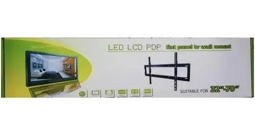 Soporte Base Tv Montura Pared Fija Televisor 32 A 70 Pulgada Negro