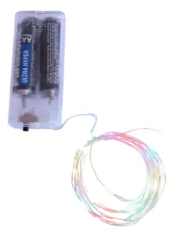 Luces Navideña Ventana Multicolor 2 Mts, 30 Micro Leds