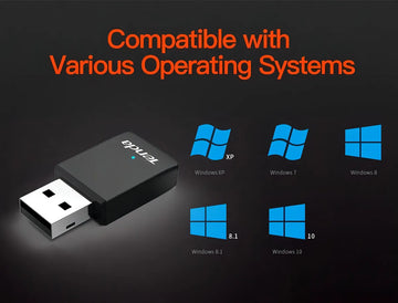 Tenda U9 antena adaptador usb inalámbrico doble banda Ac650