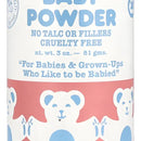 Polvo Herbal Natural Para Bebés, Sin Talco 3 Oz
