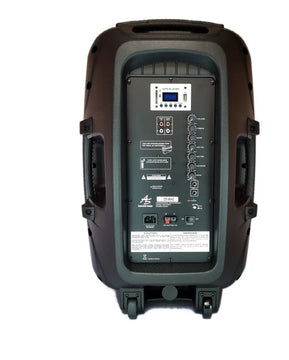Cabina Americansound 15pulgadas Recargable + Mic Inalambrico Negro