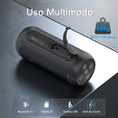Parlante Bluetooth Portátil 1Hora BOC242 FM Bocina con Luces RGB Conectividad AUX/USB/TF Color Negro Ideal para Fiestas y Cumpleaños