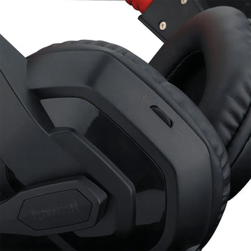 Auriculares gamer Redragon Gamer Ares H120 negro y rojo