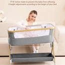 Moisés 3 En 1 Para Bebé Cuna Portátil Ajustable Y Plegable