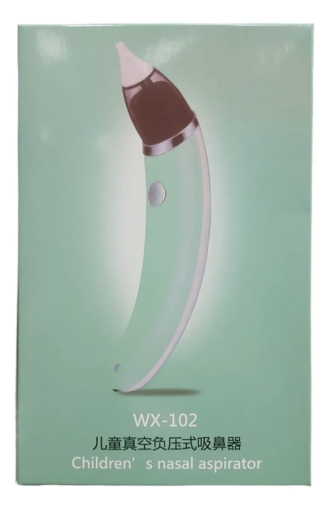 Aspirador Nasal Para Bebés Limpiador Eléctrico De Nariz Colo Verde Claro