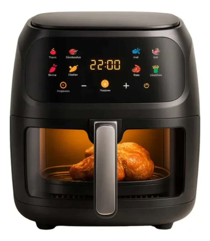 Freidora Olla Aire Caliente Sin Aceite Air Fryer 8 Litros Colores