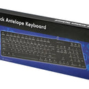 Teclado Antelope Conexión Usb Plug And Play, Tj-818 Negro