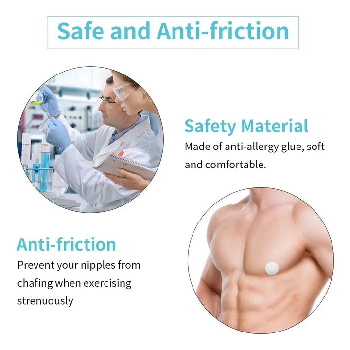 Zafosin 100 Fundas Para Pezones Para Hombres, Juegos De Prot