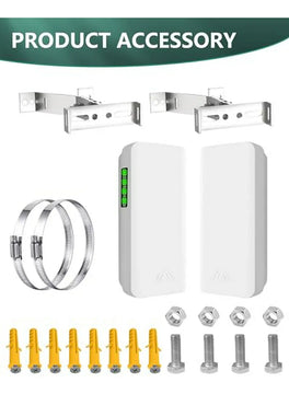 Puente Inalámbrico Para Starlink Internet, 2km 5.8g Wifi Con
