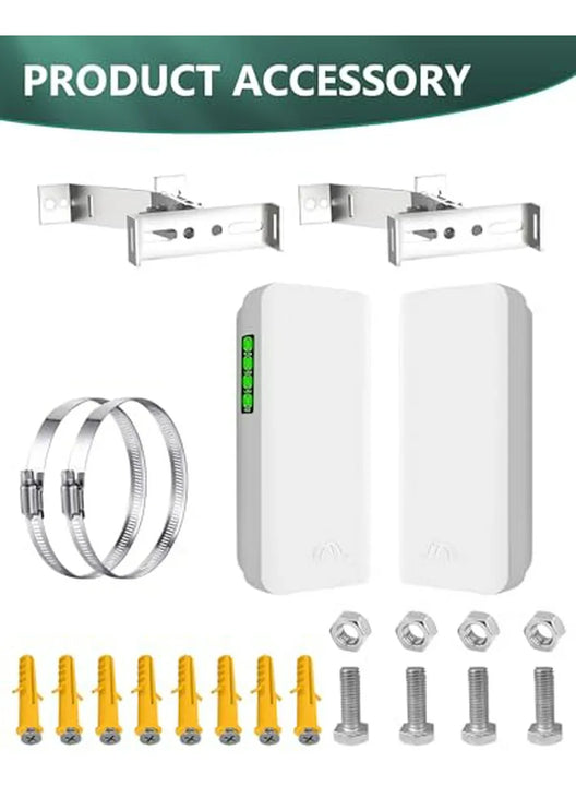 Puente Inalámbrico Para Starlink Internet, 2km 5.8g Wifi Con