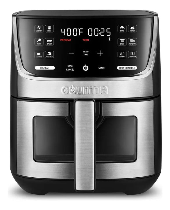 Olla Freidora De Aire Digital Gourmia 6.6 Lts Airfryer Negro