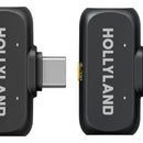 Micrófonos Inalámbricos Hollyland Lark A1 Combo Color Negro