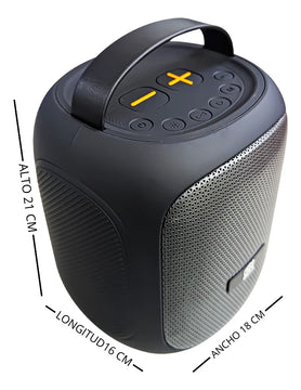 Parlante Bluetooth Gh 25w Color Negro
