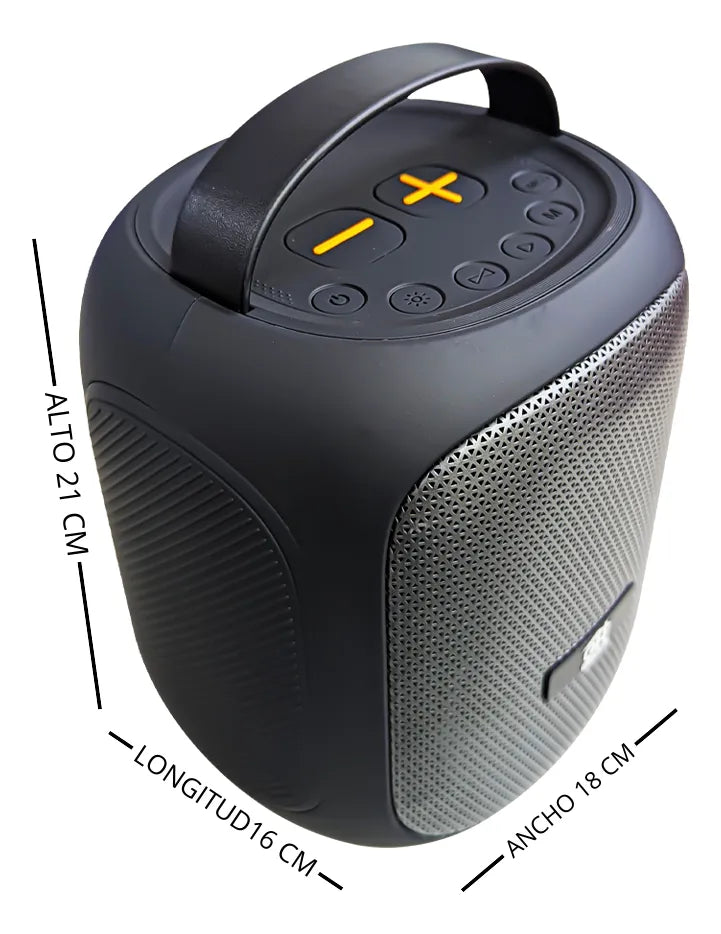 Parlante Bluetooth Gh 25w Color Negro