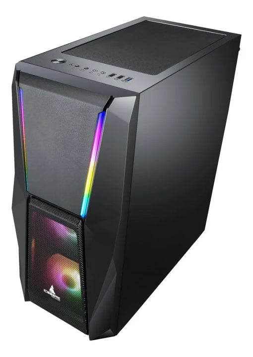 Gabinete Gamer Iceberg Z10 Plus Eatx Argb 5 Ventiladores Negro