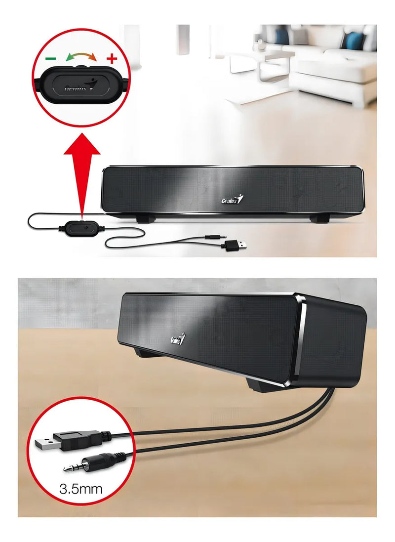 Parlante Genius Usb SoundBar 100