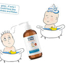 Shampoo Medicado Para Bebe Trata La Caspa Y Dermatitis 8oz