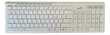 Combo Genius Inalambrico Bluetooth Slimstar 8230 Blanco