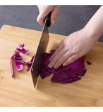 Tabla De Bambú Original Para Servir Carne Asados Cortar Liso Beige