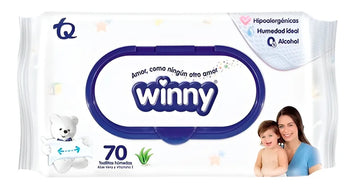Toallitas Winny Aloe Vera X 70 - Und A $139