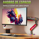 Soporte Monitor Gamer Nb L60 Luz Led 32 A 60 Pulgadas Color Matte Charcoal