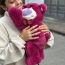Peluche Oso Lotso Dormilón Acostado Grande 50cm Morado
