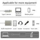 Adaptador De Sonido Tipo C - Plug Microfono- Plug Audifonos
