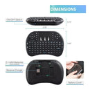 Teclado Control Remoto Air Mouse Para Smart Tv Box Android Negro