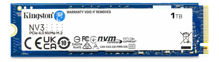 Unidad Sólida M.2 Kingston Nv3 1tb 6000/4000 Mb/s Azul Oscuro