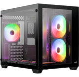 Gabinete Gamer Aerocool Dryft Negro Con 6 Ventiladores Argb Lateral