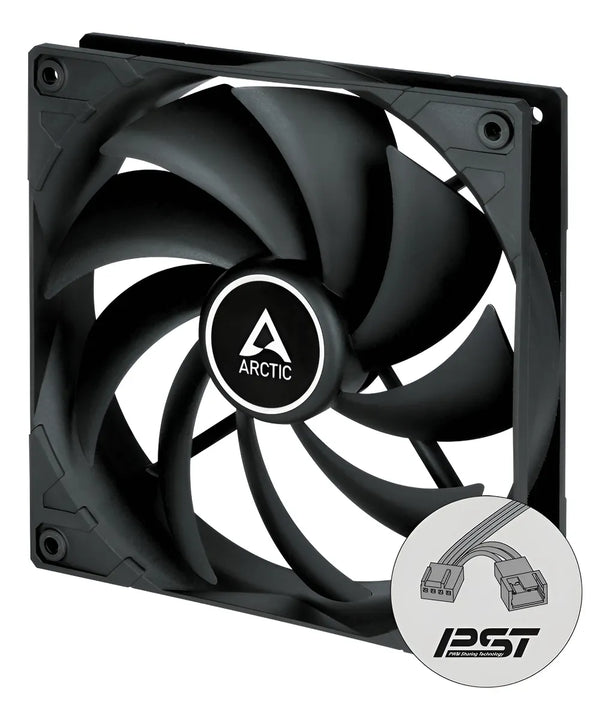 Arctic F14 - 140 Mm Ventilador Para Cpu, 200 - 1350 Rpm, Neg