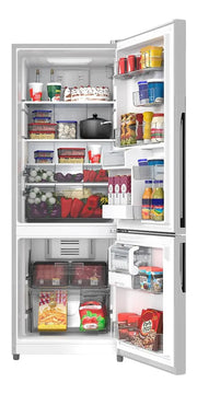 Heladera No Frost Mabe RMB400IBBRX0 418L Plateada con Negro | Bottom Freezer
