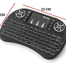 Mini teclado de control Wifi con panel táctil LED