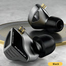 Auriculares HiFi Kz Zvx con micrófono, color negro, color claro, negro