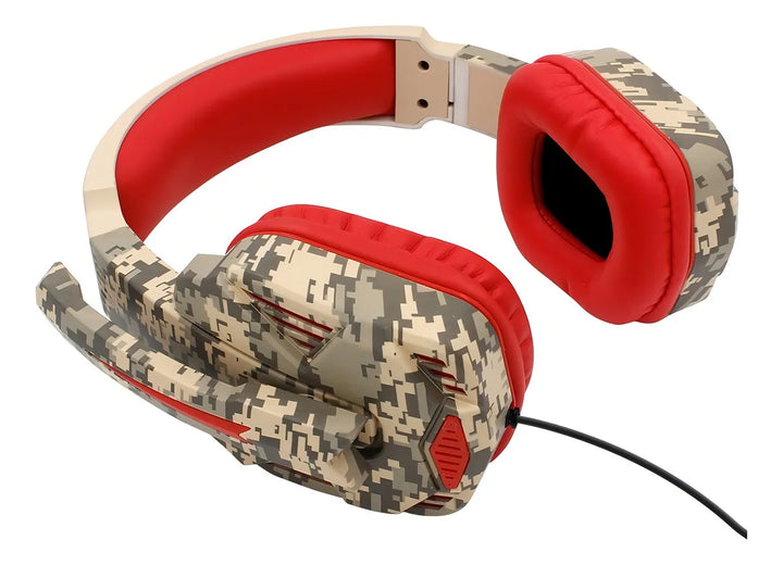 Audifonos Gamer Diadem Jack Usb Led Militar Gaming Economico