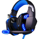Audifonos Diadema Cascos Gamer Para Pc Ps4 Y Xbox One Pro 52 Bits Color Azul