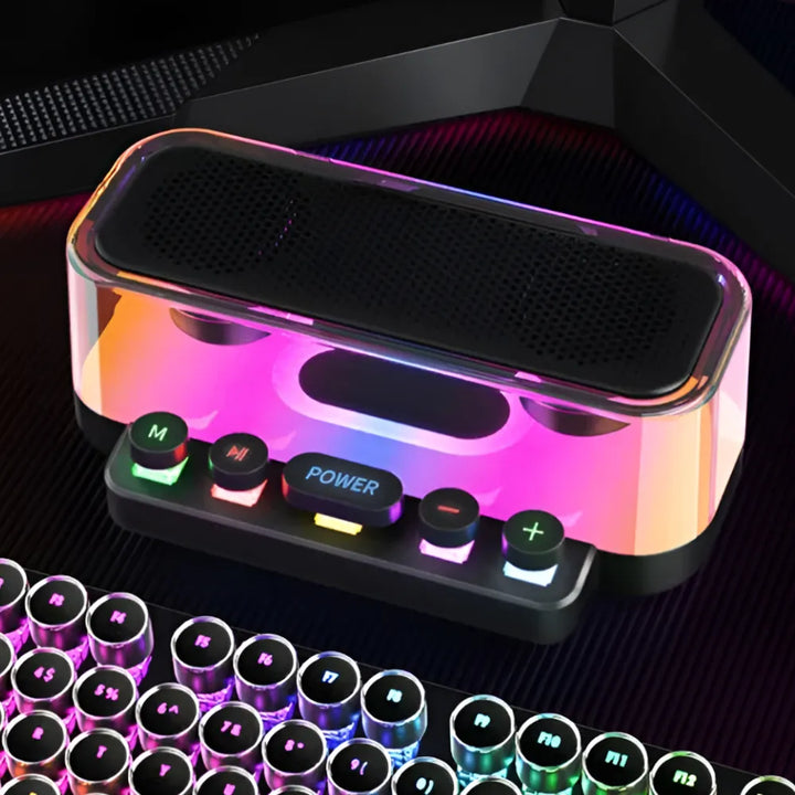 Parlante Bluetooth Z6 Rgb Portátil Teclas Mecánicas Gamer