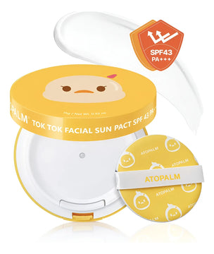 Atopalm Tok Facial Sun Pact 15g Spf43 Pa+++| Protector Solar