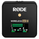 Micrófonos Rode Wireless GO II Condensador Omnidireccional color negroS