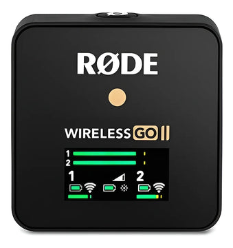 Micrófonos Rode Wireless GO II Condensador Omnidireccional color negroS
